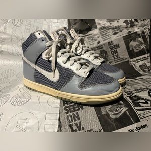 2004 Womens Nike Dunk High Premium Cool Grey